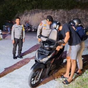 Antisipasi 3C dan Premanisme, Polsek Sumbawa Rutin Patroli di Titik Rawan