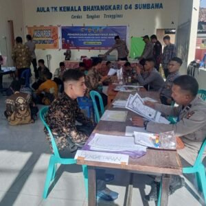 Tinggi, Animo Masyarakat Sumbawa Daftar Jadi Anggota Polri