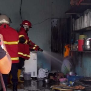 Tabung Gas Bocor, Tempat Pembuatan Roti di Unter Iwis Terbakar