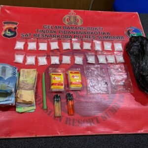 Ringkus 2 Terduga Pelaku Narkoba di Empang, Polisi Sita 108,40 Gram Sabu