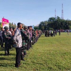 Ratusan Personel Amankan Kunjungan Presiden Jokowi di Sumbawa