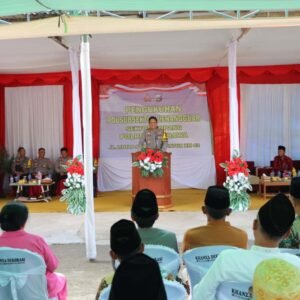 Kapolres Sumbawa Resmikan Kantor Polsubsektor Lenangguar