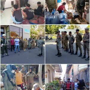 Satpol PP Sumbawa Gelar Operasi Gabungan
