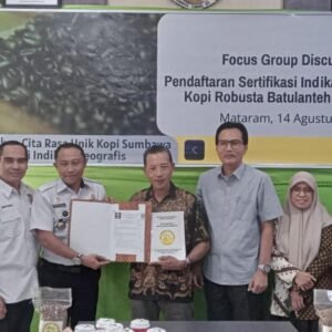 Pemkab Sumbawa Fasilitasi Pendaftaran Sertifikasi Indikasi Geografis Kopi Robusta Batulanteh