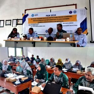 OPTIMALISASI IMPLEMENTASI P5 DAN ASESMEN PEMBELAJARAN KURIKULUM MERDEKA, TIM PKM FKIP UNSA MENGADAKAN IN HOUSE TRAINING BAGI GURU PESISIR MOYO UTARA