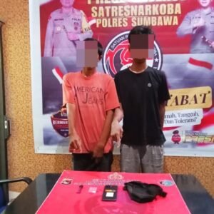 Miliki Sabu, Dua Pemuda Diamankan ke Polres Sumbawa