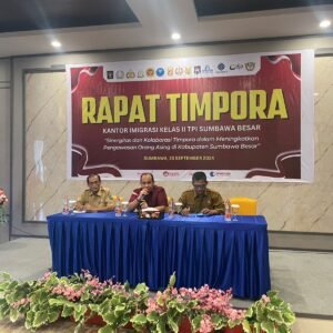 Imigrasi Sumbawa Gelar Rapat Timpora
