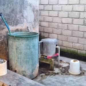 Warga Desa Bajo Pulau Medang Manfaatkan Air Sumur Berkapur