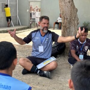 Kedatangan Pelatih Asal Brazil, Wabin Lapas Sumbawa Antusias Ikuti Pembinaan Jasmani dan Seni