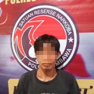 Satresnarkoba Amankan Pengedar Sabu di Desa Labuhan Badas