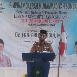 Pjs Bupati Sumbawa Resmikan Gedung LKSA Muhammadiyah