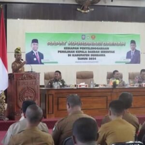 Pjs. Bupati Sumbawa Pimpin Rakor Kesiapan Pilkada
