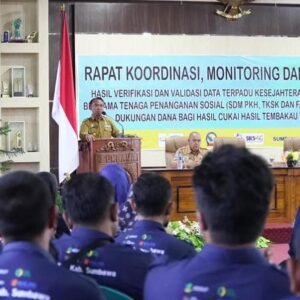 Pemda Sumbawa Rakor Verifikasi dan Validasi Data Terpadu Kesejahteraan Sosial