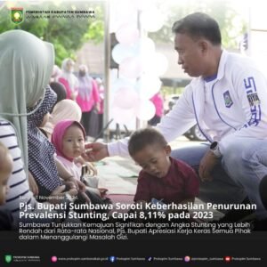 Kabupaten Sumbawa Berhasil Turunkan Prevalensi Stunting