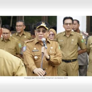 Bupati Sumbawa Pimpin Apel Pagi Usai Cuti Kampanye Pilkada 2024