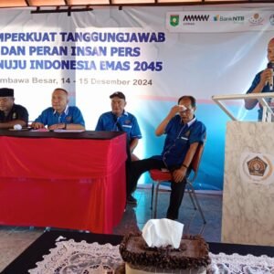 Jen Kembali Terpilih Sebagai Ketua PWI Sumbawa 