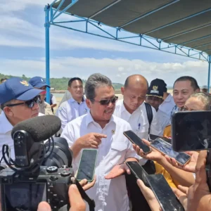 Menteri KP Tinjau Rencana Lokasi PSN Udang Desa Penyaring