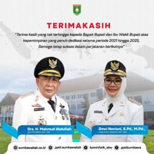 Purna Sebagai Bupati dan Wakil Bupati Sumbawa, Mo-Novi Pamit Pada Masyarakat
