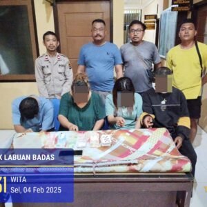 4 Orang Diamankan Polisi Saat Main Judi Kartu