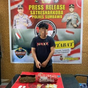 Polres Sumbawa Amankan Mahasiswa Asal Bogor Saat Ambil Paket Berisi Ganja