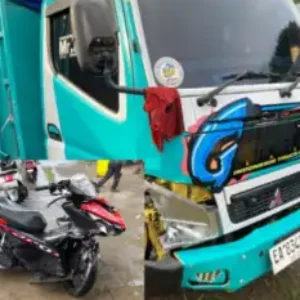 Pelajar Tewas dalam Kecelakaan Truk vs Motor di Sumbawa