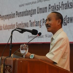 Pandangan Umum Fraksi Gelora Atas Penjelasan Bupati Sumbawa Terhadap Ranperda Pertanggungjawaban Pelaksanaan APBD 2024