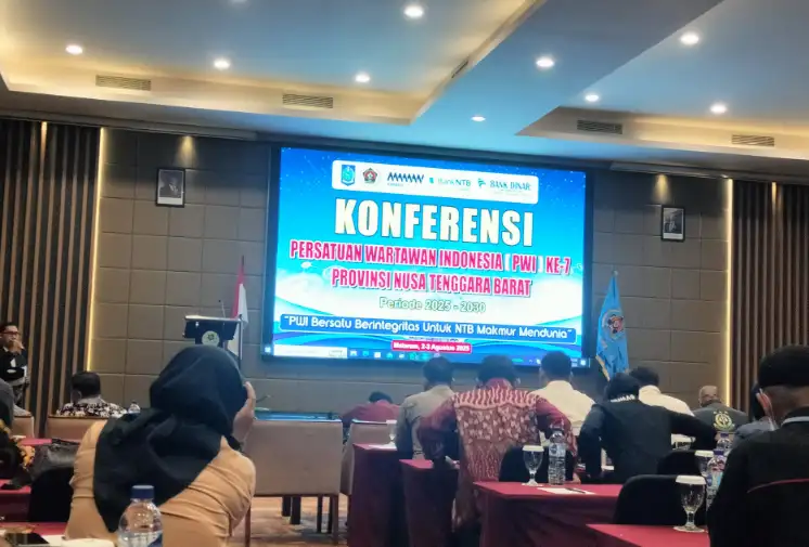 Ahmad Ikliludin Terpilih sebagai Ketua PWI NTB 2025–2030 dalam Konferprov yang Ketat