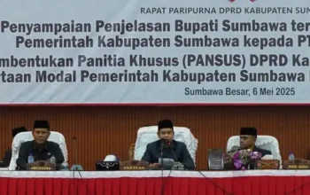 DPRD Sumbawa Gelar Rapat Paripurna Bahas Penyertaan Modal ke PT. BPR NTB dan Bentuk Pansus