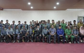 Bupati Harapkan Satlinmas Adaptif Pada Perkembangan Tekhnologi Informasi