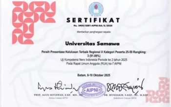 UNSA Raih Kelulusan Terbaik Regional X di Uji Kompetensi Ners Indonesia 2025