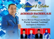 Achmad Fachry Kembali Pimpin DPD PAN Sumbawa Periode 2025–2030