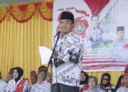 Wabup Pimpin Upacara Hari Guru di Kecamatan Alas