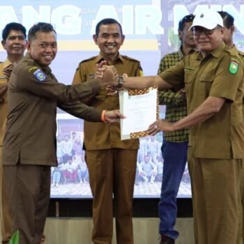 Serah Terima DAK Air Minum, Wabup Tekankan Keberlanjutan Layanan SPAM Desa