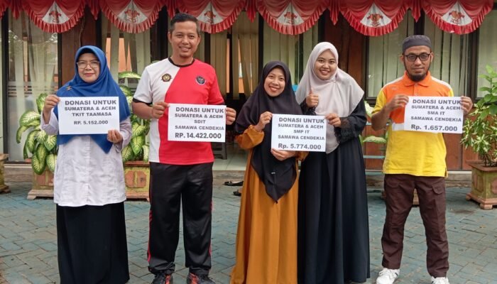 SIT Samawa Cendekia Peduli Korban Banjir dan Tanah Longsor Aceh – Sumatera