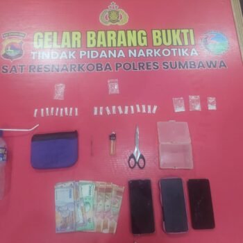 Terlibat Narkoba, Oknum Staf Desa Diamankan ke Polres Sumbawa