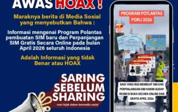 HOAX!!! Pembuatan dan Perpanjang SIM Online Gratis 2026