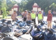 Kurangi Polusi Suara, Polres Sumbawa Tindak Ratusan Pengguna Knalpot Recing