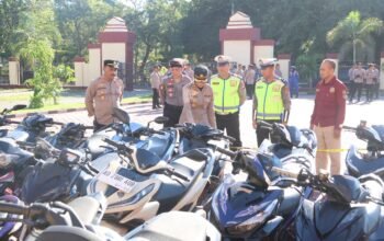 Kurangi Polusi Suara, Polres Sumbawa Tindak Ratusan Pengguna Knalpot Recing