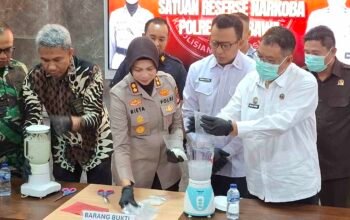 Polres Sumbawa Musnahkan 845,37 Gram Sabu