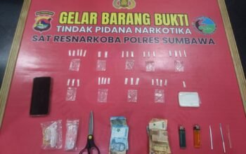 Miliki 32 Poket Sabu, Pria di Tarano Diringkus Polisi