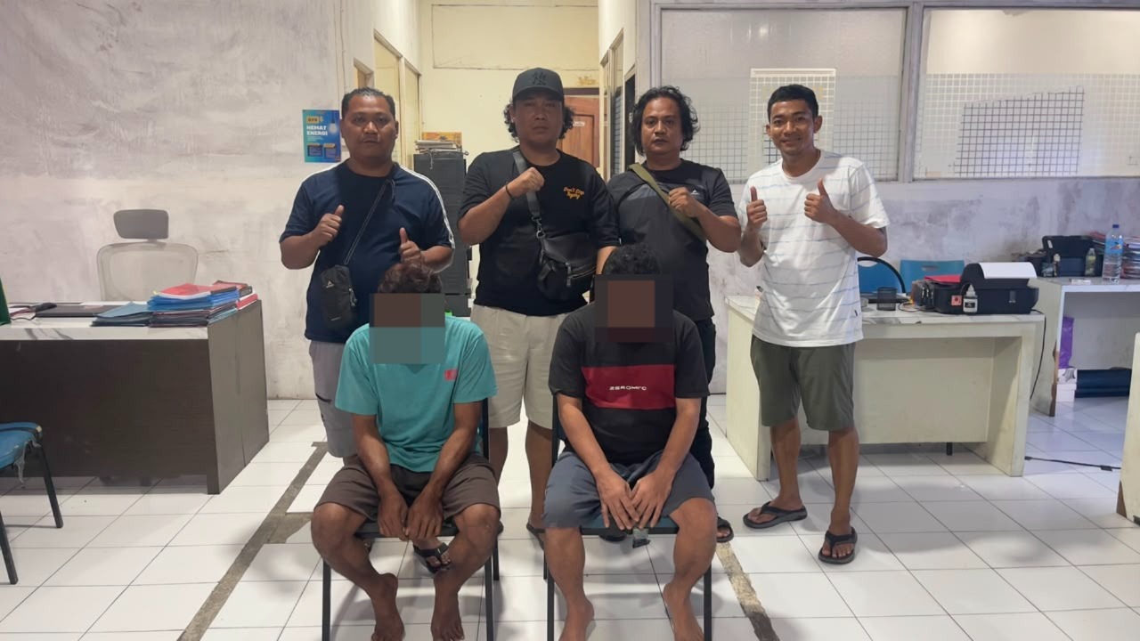 Polisi Tangkap Dua Pelaku Pencurian Puluhan Dinamo Tambak Udang di Desa Luk