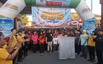 Ribuan Warga Sumbawa Padati “Bhayangkara Fun Walk 2026” Rayakan Hari Bhayangkara Ke 80