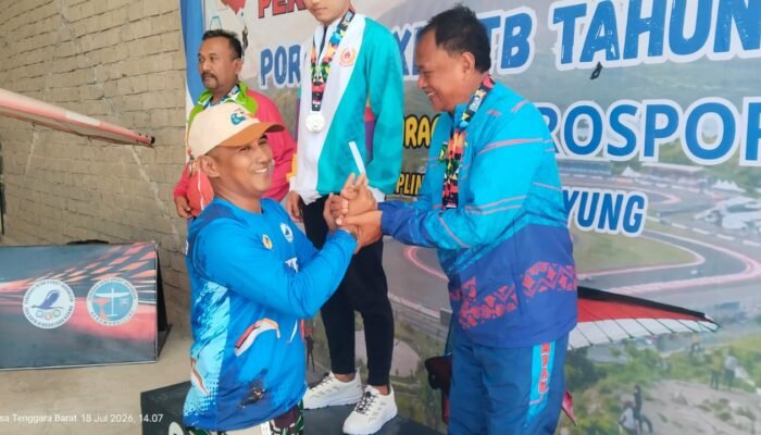 Sumbawa Raih Emas Terjun Payung PORPROV NTB 2026