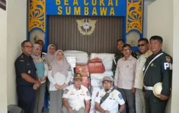 Tim Satgas Tambora Amankan 321.996 Batang Rokok Ilegal di Pulau Sumbawa