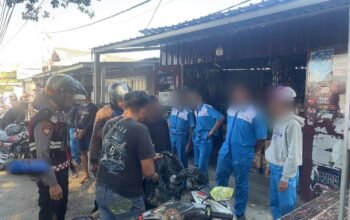 Unit Patroli Sat Samapta Polres Sumbawa Amankan Pelajar Terlibat Tawuran