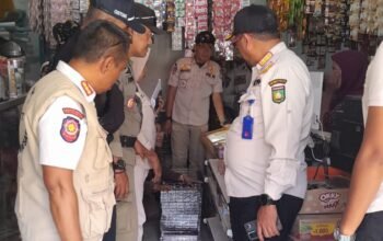 Tim Gabungan Amankan Ribuan Batang Rokok Ilegal di Dua Kecamatan