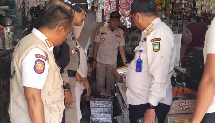 Tim Gabungan Amankan Ribuan Batang Rokok Ilegal di Dua Kecamatan