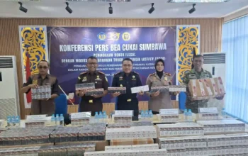 Bea Cukai Sumbawa Bongkar Modus Baru Penyelundupan Rokok Ilegal