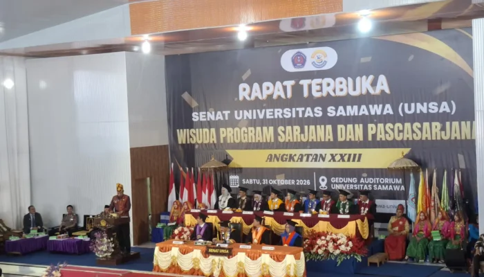 Bupati Dorong Sarjana UNSA Jadi Mitra Pembangunan Daerah dan Sosial Persoalan Masyarakat