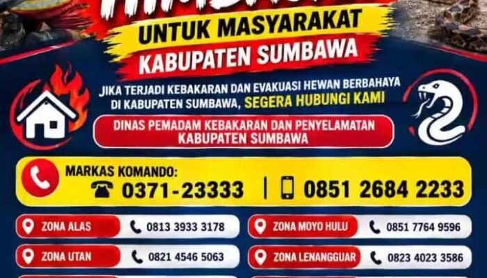 Tingkatkan Pelayanan 24 Jam, Damkartan Sumbawa Imbau Warga Tak Ragu Lapor Kajadian